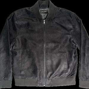Banana Republic Men's Vegan Suede Jacket Black Large